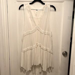 Free People white summer dress top